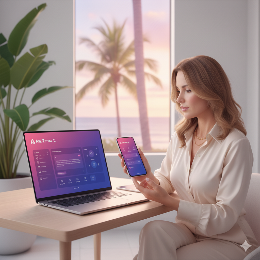 AI chatbot interface for Orlando med spa