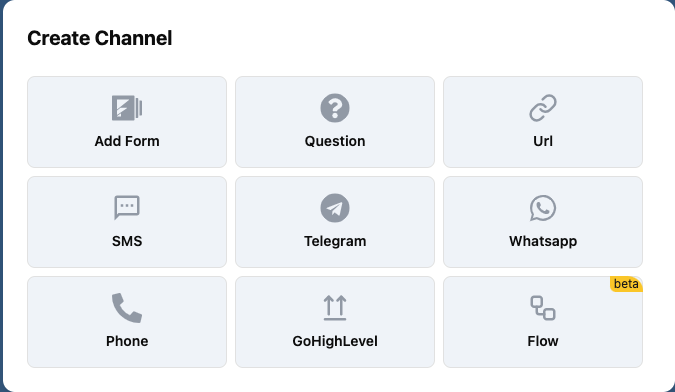 Zenna AI notification options including WhatsApp, SMS, and GoHighLevel routing